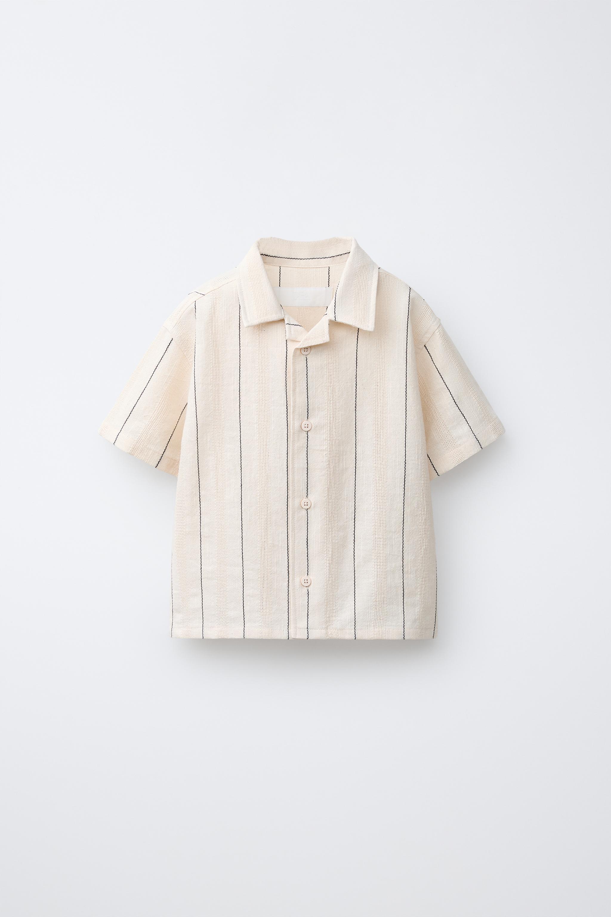 STRIPED TEXTURED SHIRT